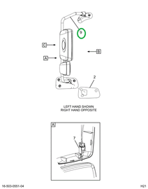 2521280C91 BRACKET ASSEMBLY, LEFT HAND, S