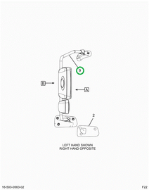 2521281C91 BRACKET ASSEMBLY, RH, SS, RMT,