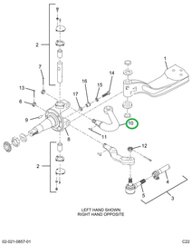 2521307C91 ARM,LT STEERING ARM
