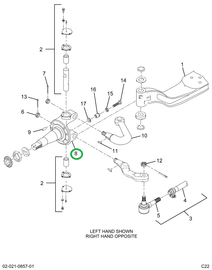 2521309C91 Rt Steering Knuckle