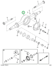 2521315C91 Axle Housing