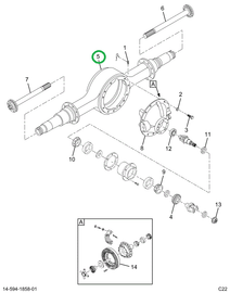 2521320C91 Axle Housing