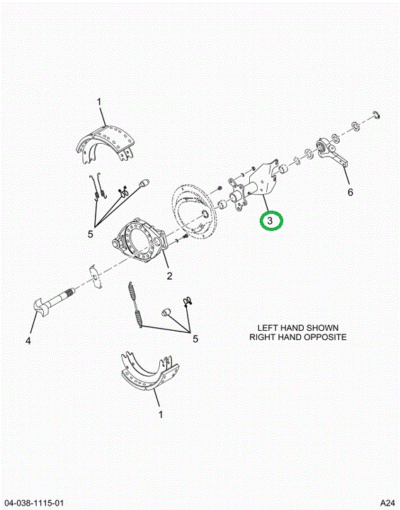 2521618C1 BRACKET, BRAKE CAMSHAFT