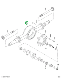 2521860C91 Axle Housing