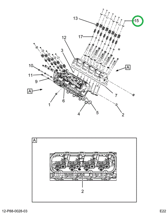 2521918C1 Key Way, Cylinder Head