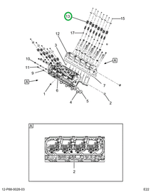 2521922C1 Spring, Outer Dual 8.8l