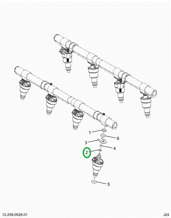2521933C1 Washer, Injector, Small