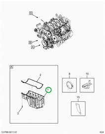 2521936C91 PAN,OIL PAN, ASSEMBLY