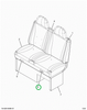 2521965C1 CUSHION, UPHOLSTERED, SEAT BOT