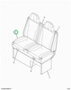 2521967C1 UPHOLSTERY, SEAT BOTTOM, BLACK