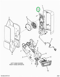 2522119C1 MODULE,BRACE, CHASSIS, MIRROR,
