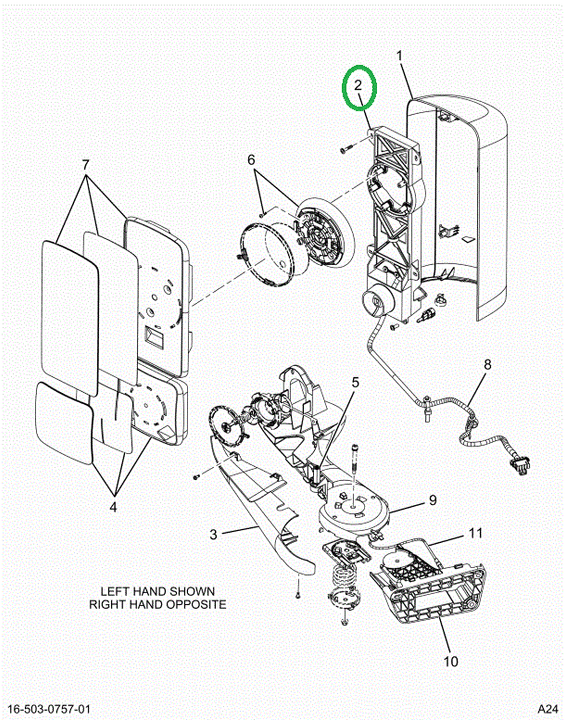 2522119C1 MODULE,BRACE, CHASSIS, MIRROR,