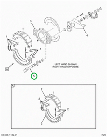 2522157C1 Camshaft ,sh28t Ccw 15.375
