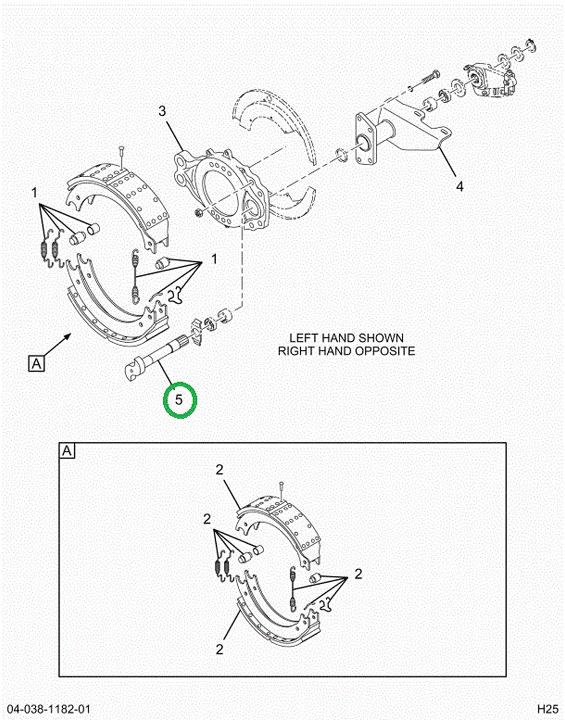 2522157C1 Camshaft ,sh28t Ccw 15.375