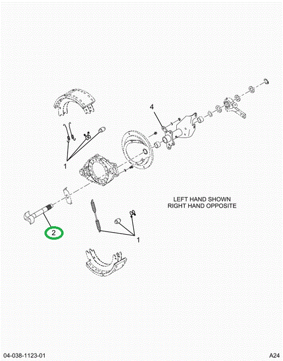 2522289C91 Camshaft Sh28t Ccw 14.750