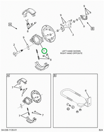 2522297C91 SPIDER PIN ASSEMBLY