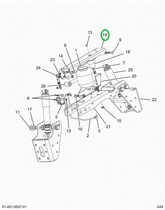 2522388C1 Bracket, Cab Mounting