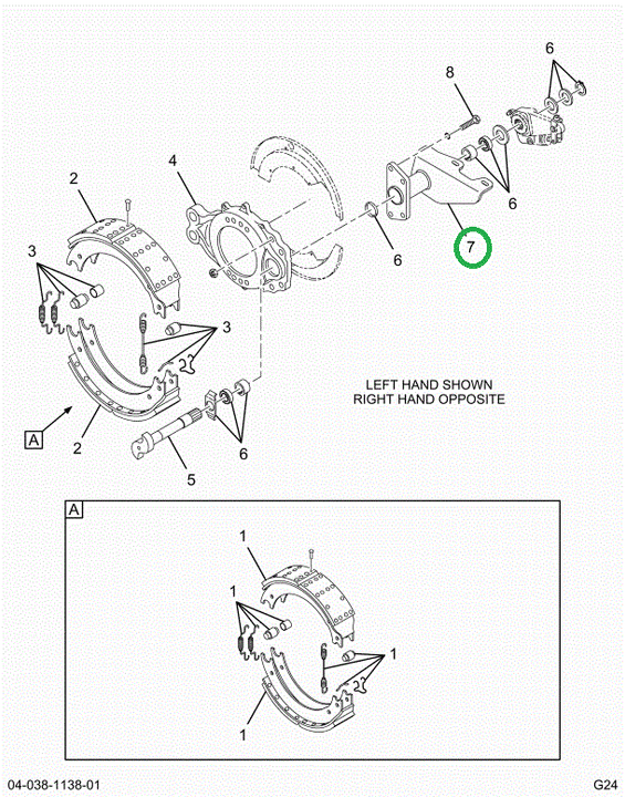 2522397C91 Bracket, Camshaft Support