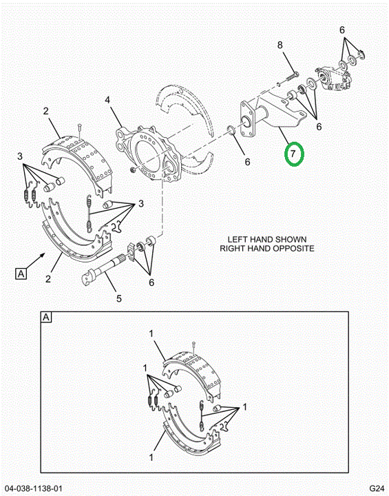 2522398C91 Bracket, Camshaft Support
