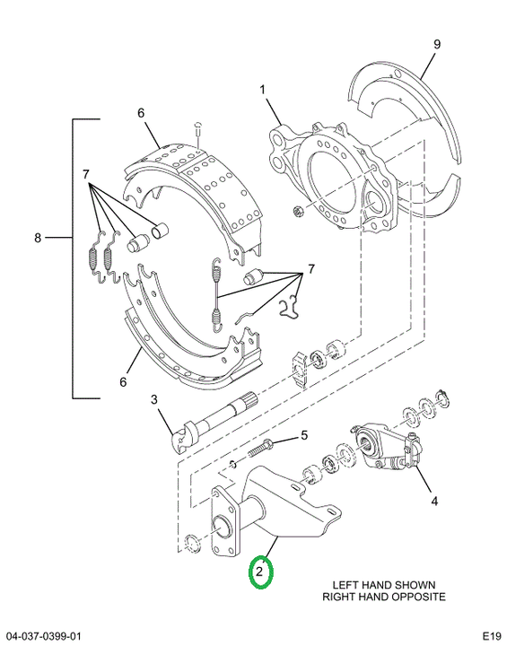 2522400C91 Bracket, Camshaft Support
