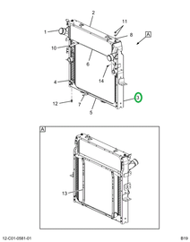 2522413C91 MODULE,RADIATOR, RIGHT HAND SI