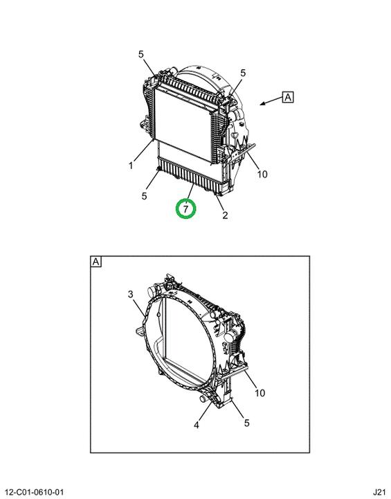 2522441C91 MODULE,RADIATOR ASSEMBLY WITH