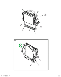 2522445C91 MODULE,FAN SHROUD
