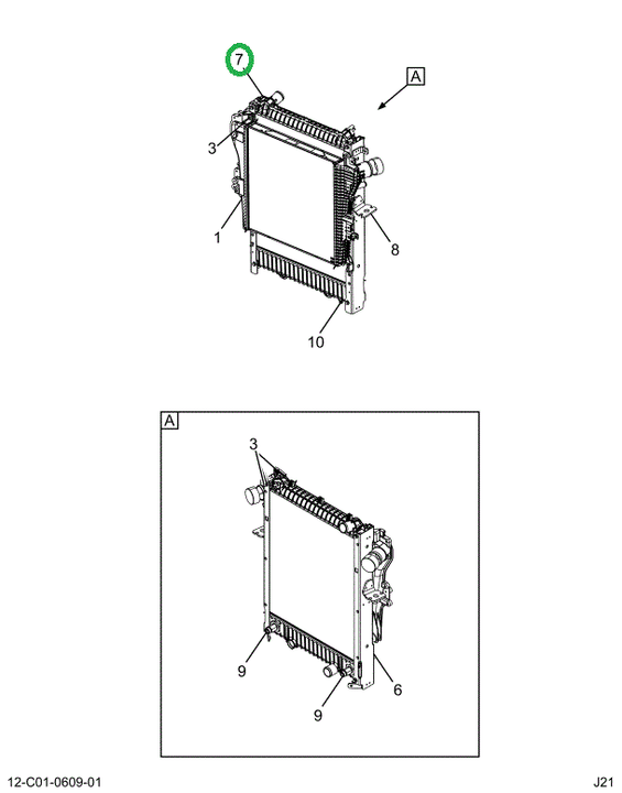 2522447C91 MODULE,RADIATOR ASSEMBLY WITH