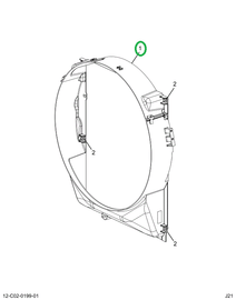 2522457C91 MODULE,FAN SHROUD