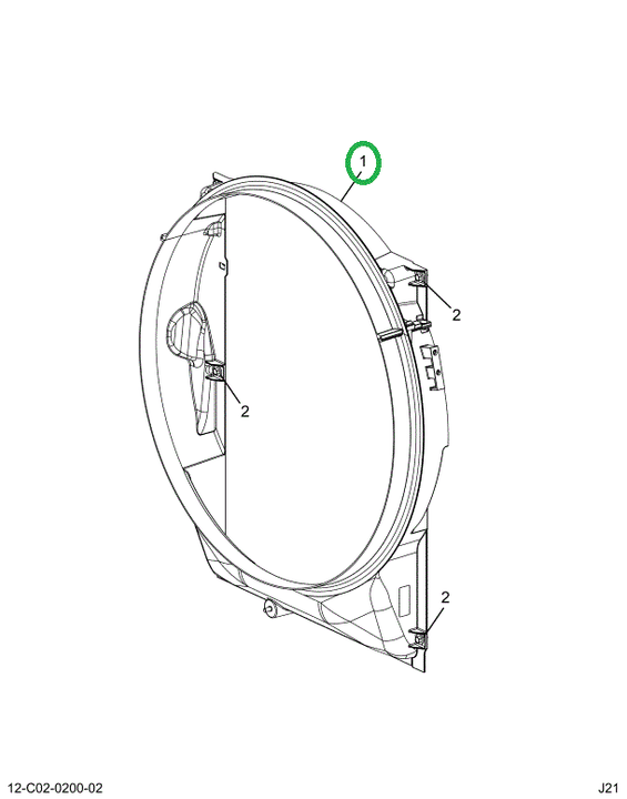2522458C91 MODULE,FAN SHROUD