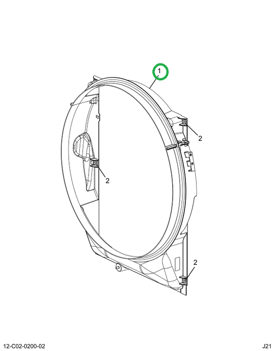 2522459C91 MODULE,FAN SHROUD