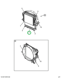 2522482C91 GUSSET,RADIATOR ASSEMBLY WITHO