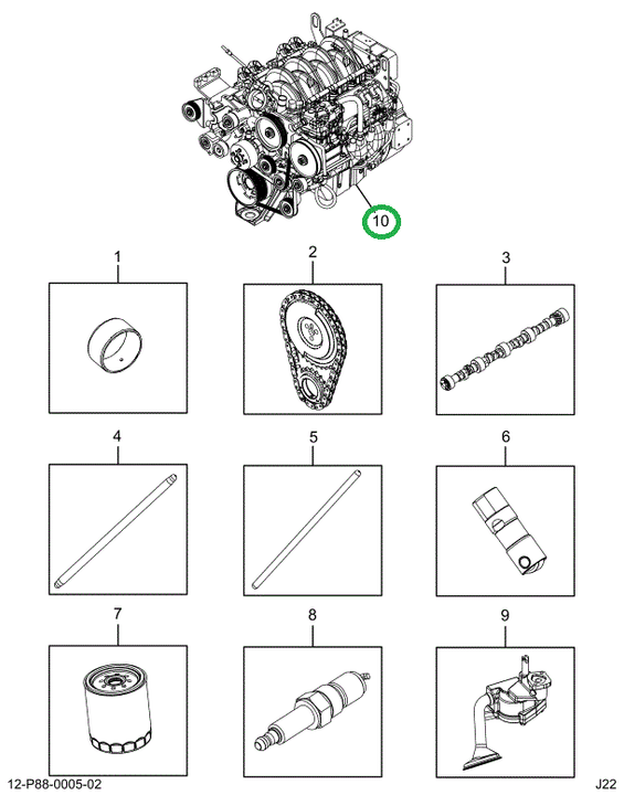 2522486C91 Kit, Minor Overhaul