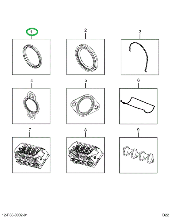 2522493C91 Seal, Rear Main