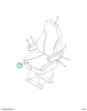 2522510C1 Upholstery, Seat Bottom Brown