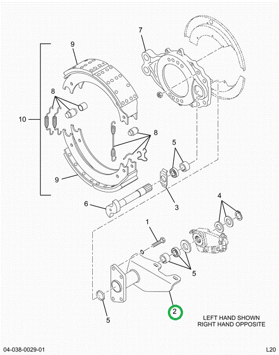 2522799C91 Bracket, Camshaft Support