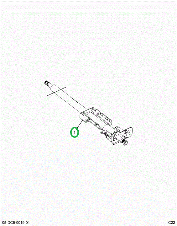 2522886C91 Service Steering Column