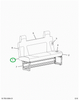 2522913C91 Upholstery, Seat Bottom, Charc