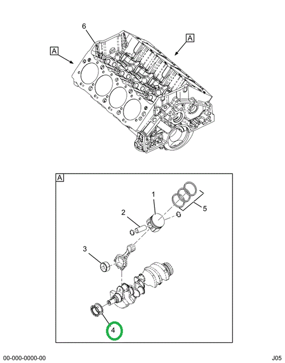 2522936C91 Set, Main Bearing