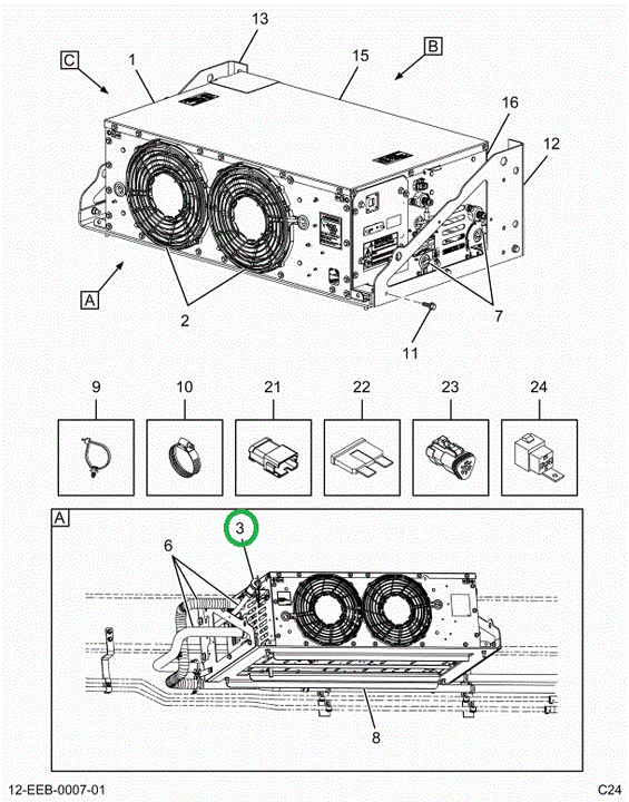 2522969C91 SENSOR,SURGE TANK LEVEL SENSOR