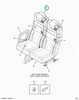2522992C1 SEAT BACK COVER 3PTA FAMILY CR