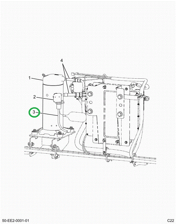 2523250C1 CABLE,HARNESS, COMPRESSOR, COP