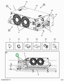 2523354C91 Hose, Pump To Btms Outlet