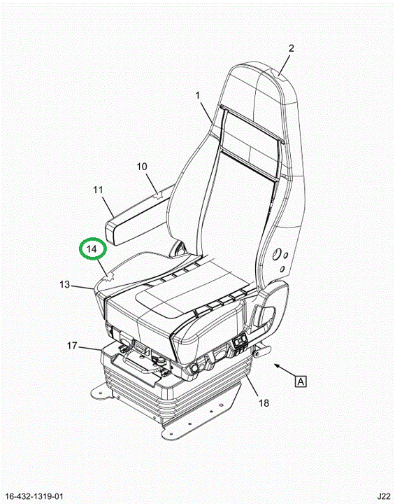 2523417C1 CUSHION, BOTTOM, HEATING, WITH