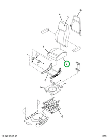 2523457C1 Upholstery, Seat Bottom, Charc