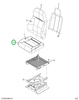 2523480C1 Upholstery, Seat Bottom, Black
