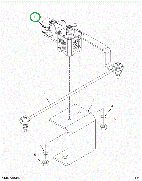 2523594C91 Service Leveling Valve