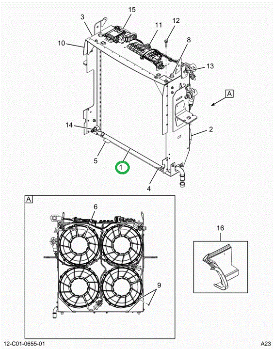 2523600C91 Radiator Assembly