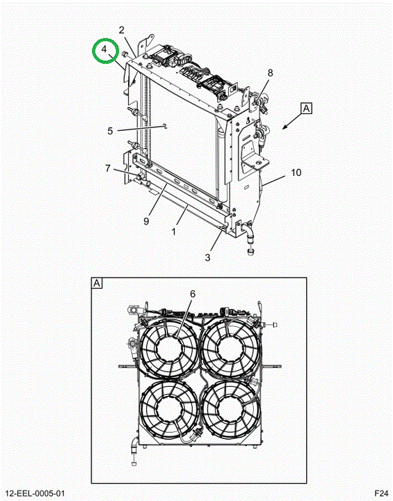 2523603C91 Bracket Assembly, Passenger Si