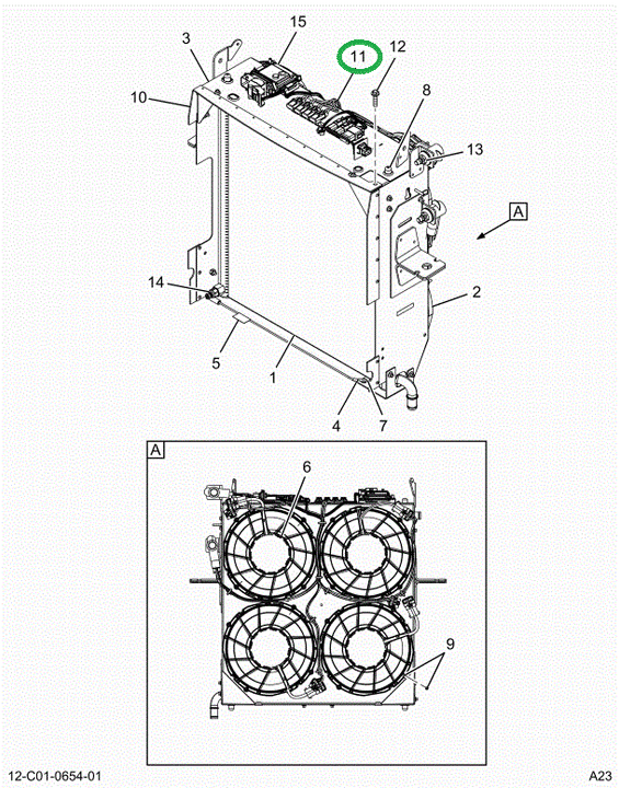 2523604C91 Harness, Fan Control Module